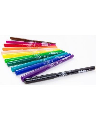 Colorino Marvel Avengers Conical Fibre Pens 12 colours - 2