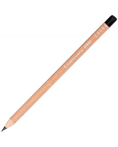 Creion colorat Caran d'Ache Luminance 6901 - Black (009) - 1