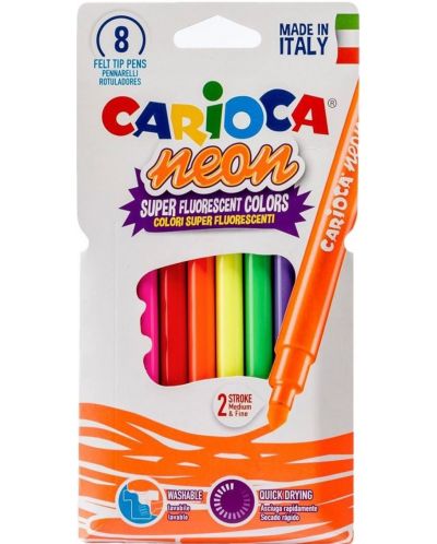 Carioci Carioca - Neon, 8 culori - 1