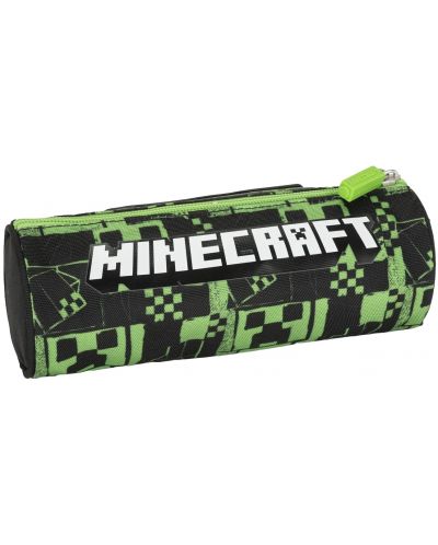 Husă cilindrică Panini Minecraft - Pixels Green - 1