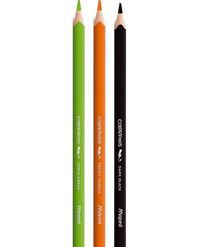 Creioane colorate  Maped Color Peps - 24 culori, in tub metalic - 2