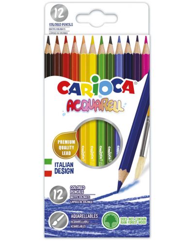 Creioane colorate Carioca - 12 culori - 1