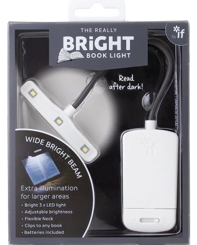 Lampă colorată de citit IF - Bright, albă - 1