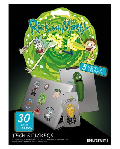 Stickere Pyramid- Rick And Morty (Adventures) - 1