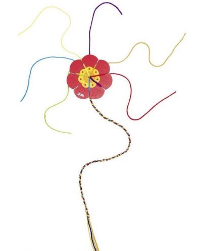 Floare/ Trifoi pentru tricotat cu snur Goki - 2