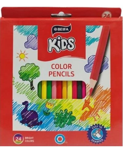 Creioane colorate Beifa WMZ - 24 de culori - 3