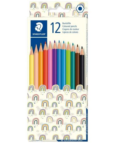 Creioane colorate Staedtler Pattern 175 - 12 culori, sortiment - 2