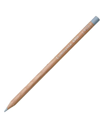 Creion colorat Caran d'Ache Luminance 6901 - Steel grey - 1