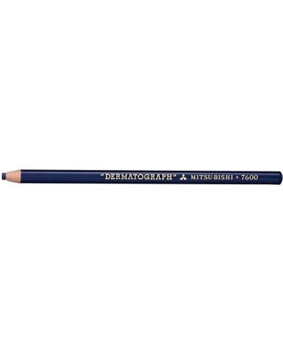 Creion colorat Uni Dermatograf - albastru, pe baza de ulei - 1