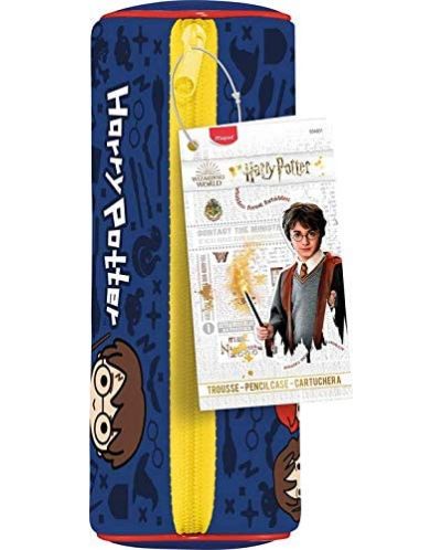 Penar scolar cilindric Maped Harry Potter - albastra - 2