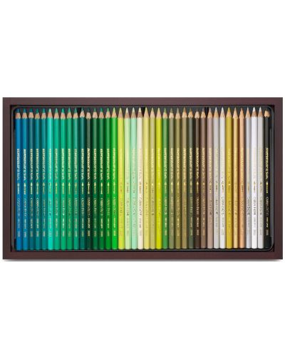 Creioane acuarela colorate Caran d'Ache Supercolor - 120 de culori, cutie din lemn - 4