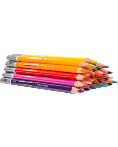 Creioane colorate Deli Color Emotion - EC00225, 24 culori, in tub - 2