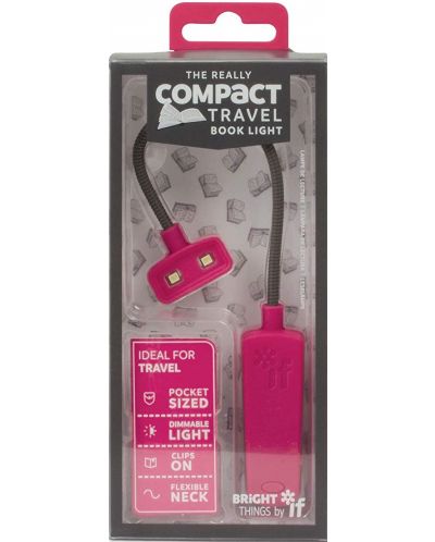 Lampă colorată de citit IF - Compact, roz - 1