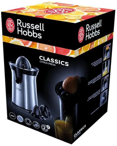 Storcător de citrice Russell Hobbs - Classics 22760-56, 60W, argintiu - 2
