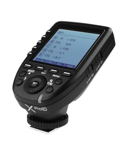 Sincronizator radio TTL Godox - Xpro-C, pentru Canon, negru - 1