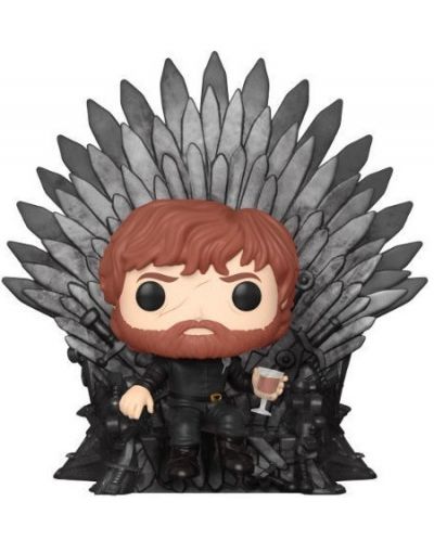 Figurina Funko Pop! Deluxe: Game of Thrones - Tyrion Sitting on Throne, #71 - 1