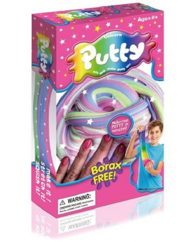 Setul creativ Raya Toys - Fă-ți propriul Slam Putty, roz - 1