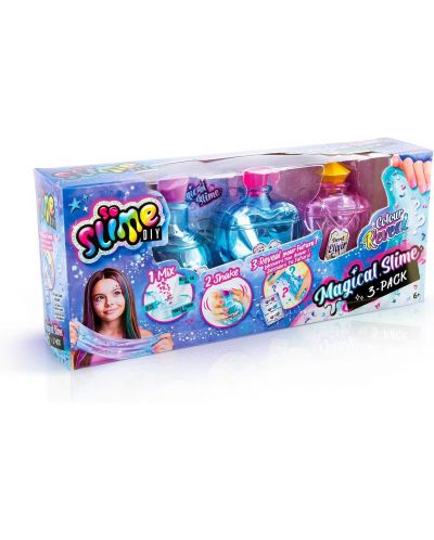Set creativ de jucării Canal - So Slime, face poțiune magică, 3 bucăți - 1