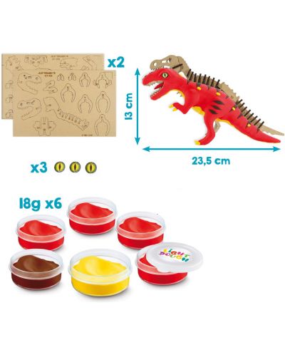Set creativ Maped Creativ - Dinos Factory, T-Rex - 2