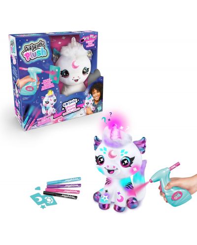 Set creativ Canal Toys Airbrush plush - Jucărie de plus pentru