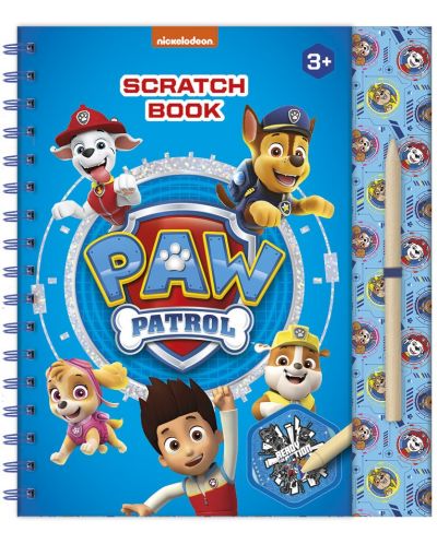 Totum Creative Kit - Paw Patrol Scratchbook - 1