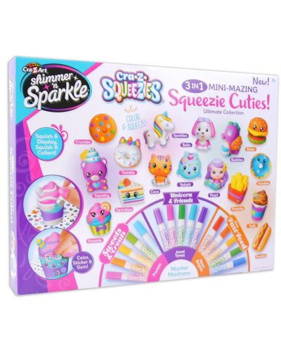 Set creativ Cra-Z-Art - Colorează Squeezies figurine | Ozone.ro