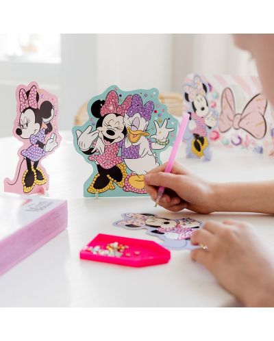 Totum Creative Set - Tapițerie cu diamante și Minnie Mouse - 5