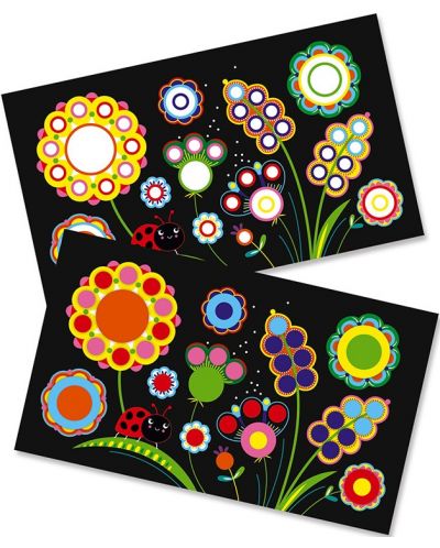 Set de creatie Janod - Stickere pentru decorare, Primavara - 2
