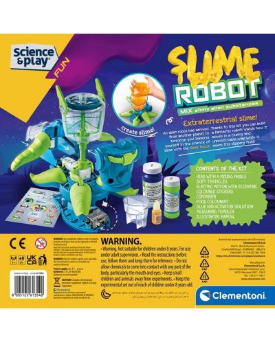 Clementoni Science & Play Creative Set - Faceți un robot dintr-un slime  - 5