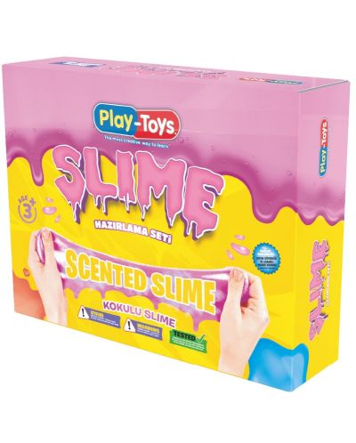 Set creativ Play-Toys - Fă-ți propriul slime, Scented - 1