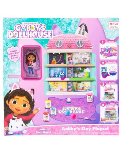 Set creativ Gabby's Dollhouse - Jocuri cu plastilina - 1