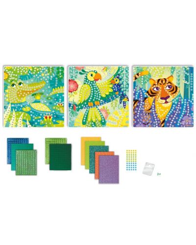 Set creativ Sycomore - Picturi cu mozaic, junglă - 2