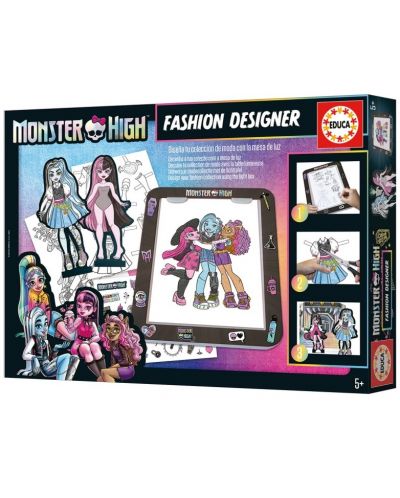 Set creativ  Educa - Designer de modă, Monster High - 1