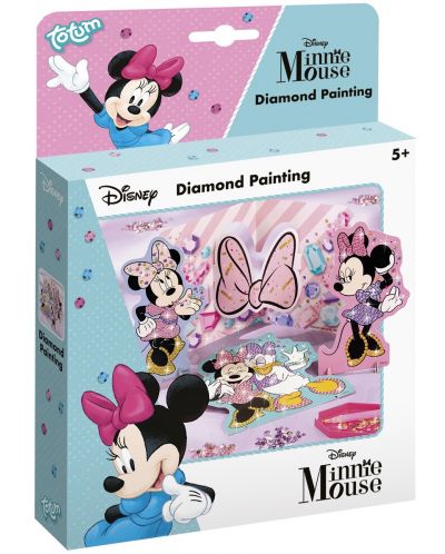 Totum Creative Set - Tapițerie cu diamante și Minnie Mouse - 1