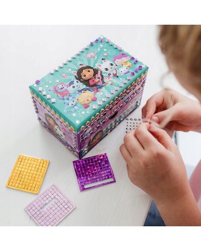Set creativ Totum - Decorează o cutie pentru bijuterii, Gabby's Dollhouse - 3