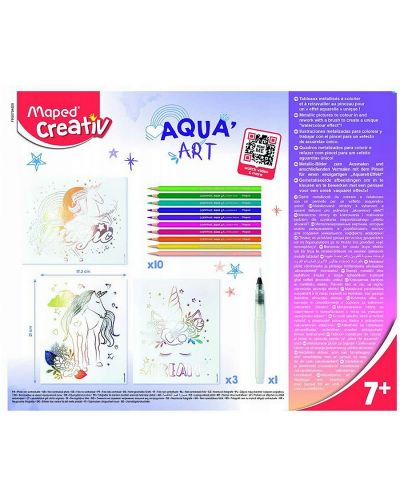 Set creativ Maped Creativ - Aqua Art, Unicorn - 2