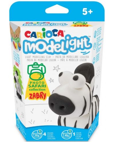 Set creativ Carioca Modelight PlayBox - Zebra - 1