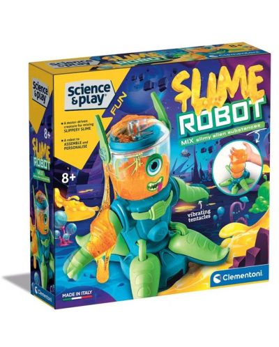 Clementoni Science & Play Creative Set - Faceți un robot dintr-un slime  - 1