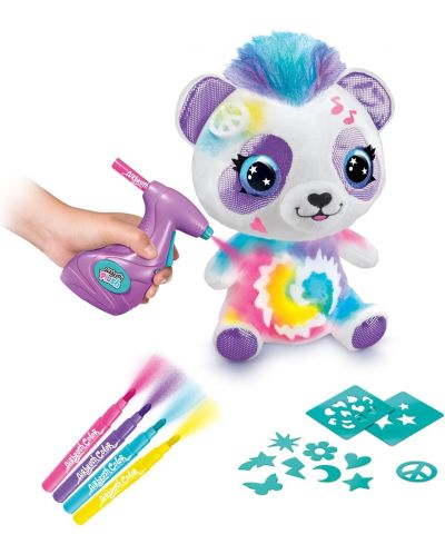 Set creativ Canal Toys - Jucărie de pluș de colorat, Panda dulce - 3