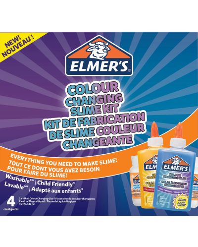 Set creative pentru slime Elmer's - Culori schimbatoare - 2