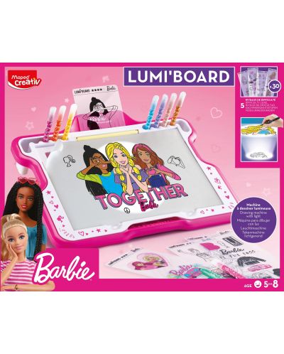 Set creativ Maped Creativ - Lumi Board Barbie - 1