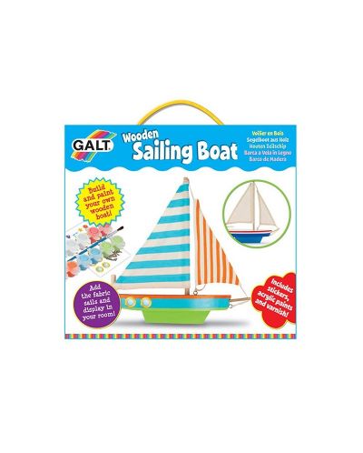 Set creativ Galt - Fa-ti singur, barca din lemn - 1