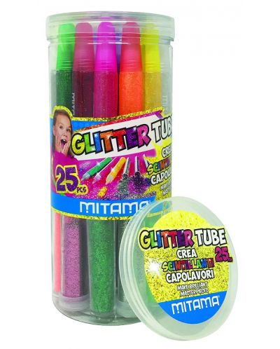 Set creativ Mitama - Glitter Tube, 25 de piese - 1