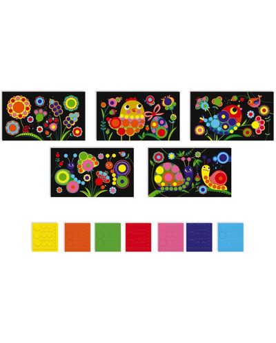 Set de creatie Janod - Stickere pentru decorare, Primavara - 3