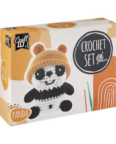 Set creativ Grafix - Croșetat, Panda - 1