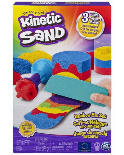 Kit creativ cu nisip kinetic Spin Master - Rainbow - 1