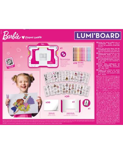 Set creativ Maped Creativ - Lumi Board Barbie - 5