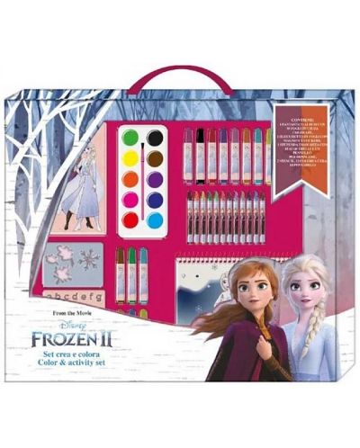 Set creativ MC Toys - Frozen, servietă, 35 piese - 1