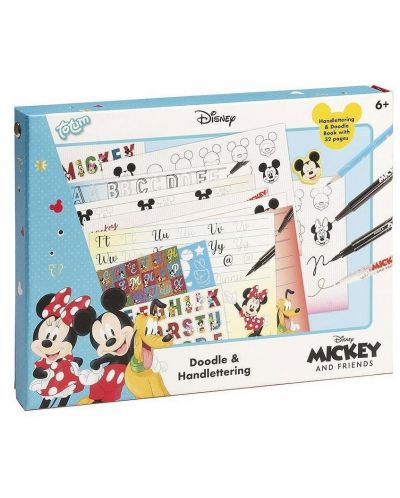 Totum Mickey Mouse Creative Set - Scrisori scrise de mână - 1