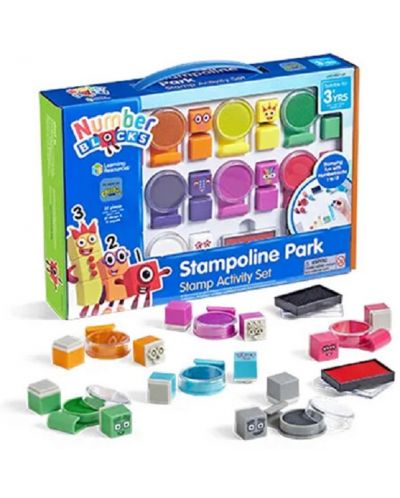 Creative Learning Resources - Stampoline Park Stamps, 32 bucăți - 1